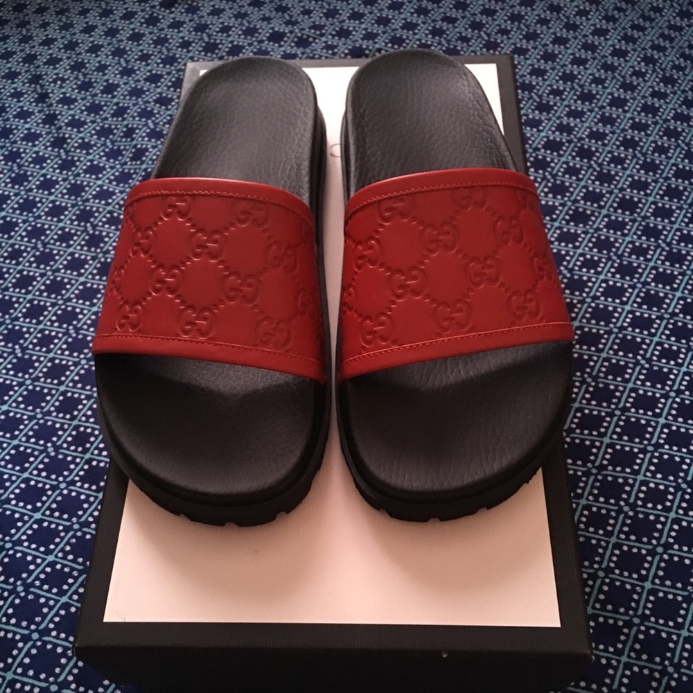 Gucci Signature Slides Sandals
